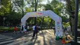 Arco inflable de tela personalizado con tu logo — México 2026
