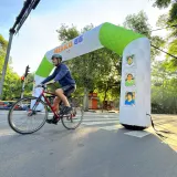 Arco inflable de tela personalizado con tu logo — Colección Panini México 86, Paseo de la Reforma