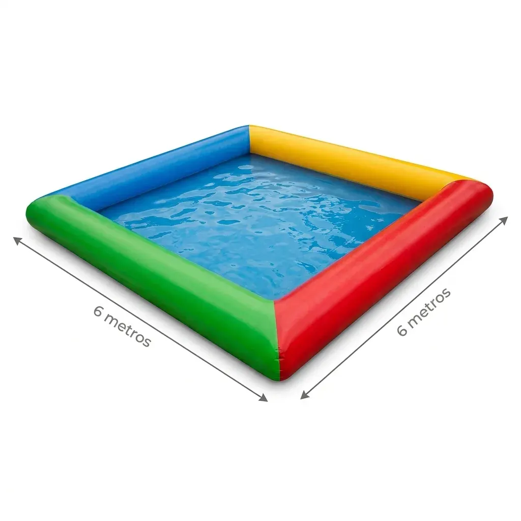 Alberca Inflable Profesional 6 × 6 m