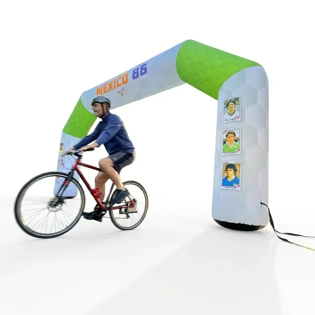 Arco Publicitario Inflable de Tela Personalizado con tu Logo - Pelotinas Factory