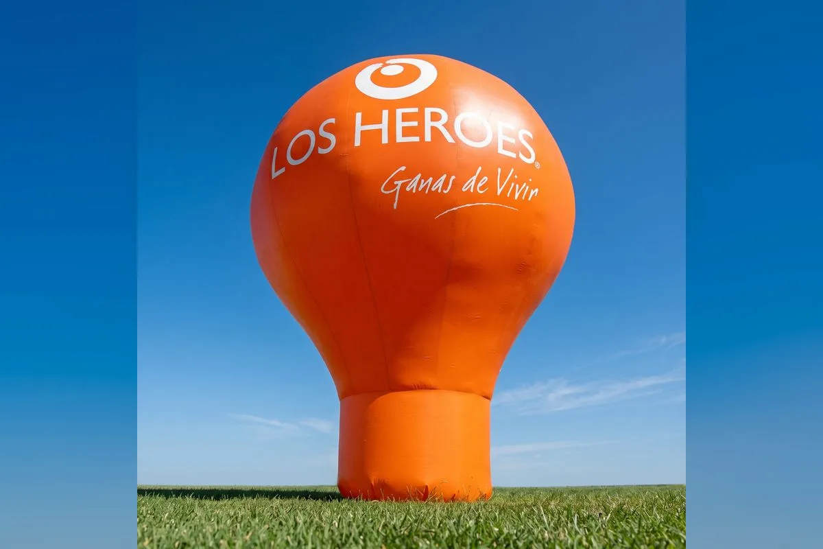 Globo publicitario Los Héroes