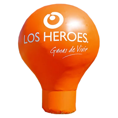 Pelota publicitaria inflable de Los Héroes