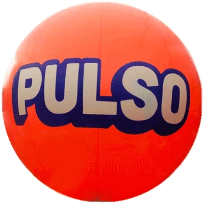 Pelota publicitaria inflable de Pulso